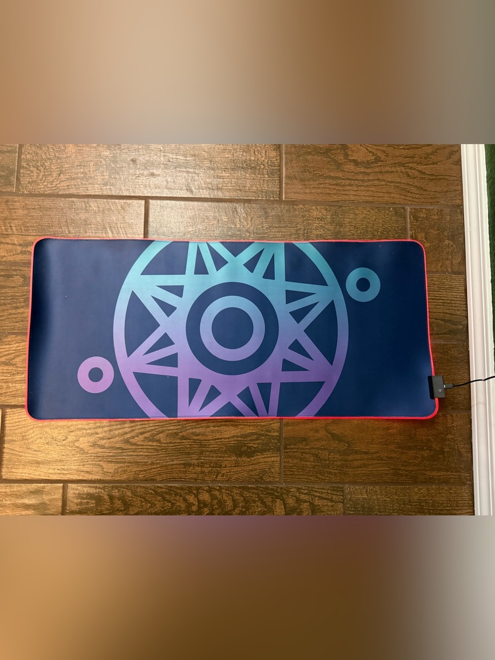 Infinikey Magic Girl RGB Magic Circle Desk Mat